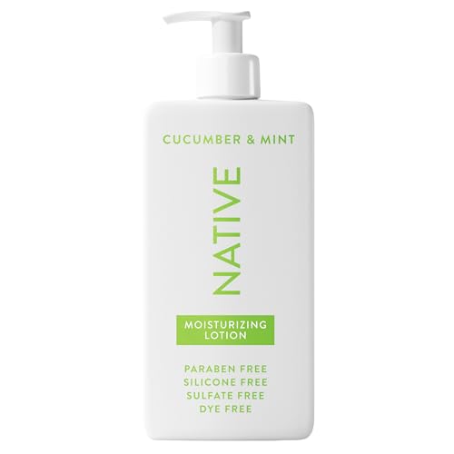 Native Cucumber & Mint Body Lotion, 16.5 fl oz - Moisturizes & Restores Dry Skin