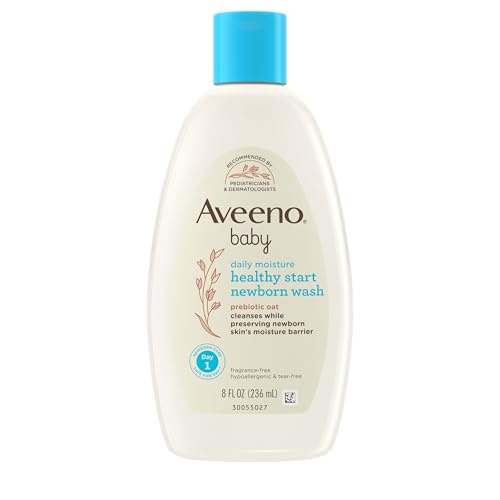 Aveeno Baby Nourishing Newborn Wash, Hypoallergenic, Tear-free, 8 oz