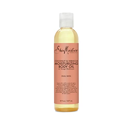 Shea Moisture Coconut & Hibiscus Body & Massage Oil, 8 oz