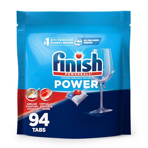 Finish Dishwasher Pods, No Pre-Rinse, Deep Clean & Shine, 94 Count