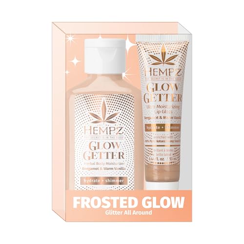Hempz Frosted Glow Kit: Lotion & Lip Gloss Set