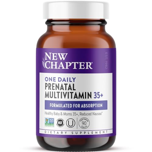 New Chapter Prenatal Multivitamin for 35+ with Methylfolate, 90 ct