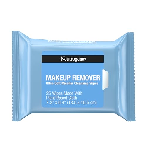 Neutrogena Micellar Makeup Remover Wipes, Alcohol-Free, 6 Pack