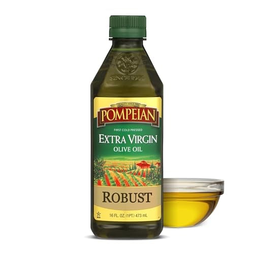 Pompeian Robust Extra Virgin Olive Oil, First Cold Pressed, 16 Fl Oz