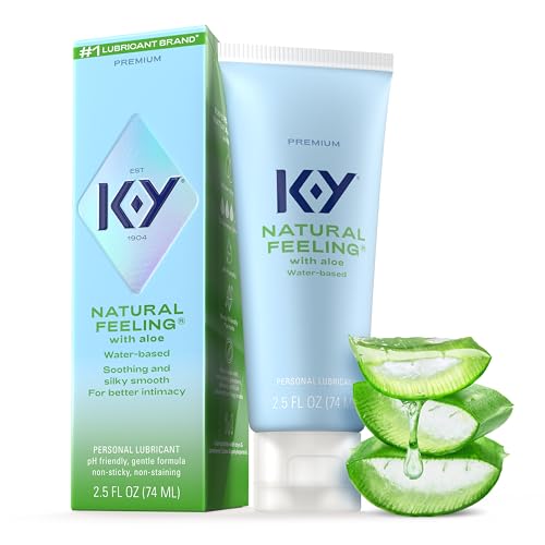 K-Y Aloe Water-Based Lubricant, Travel Size, 2.5 Fl Oz