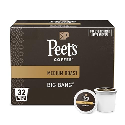 Peet's Big Bang Medium Roast Coffee Pods, 32 Count