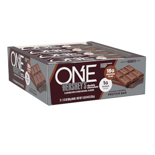 ONE Protein Bars: Hershey's Double Chocolate, Gluten Free, 18g Protein