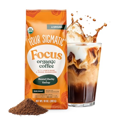 Four Sigmatic Lion's Mane Organic Ground Coffee, 10 OZ