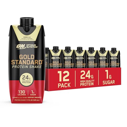 Optimum Nutrition Vanilla Protein Shake, 24g, 12-Pack