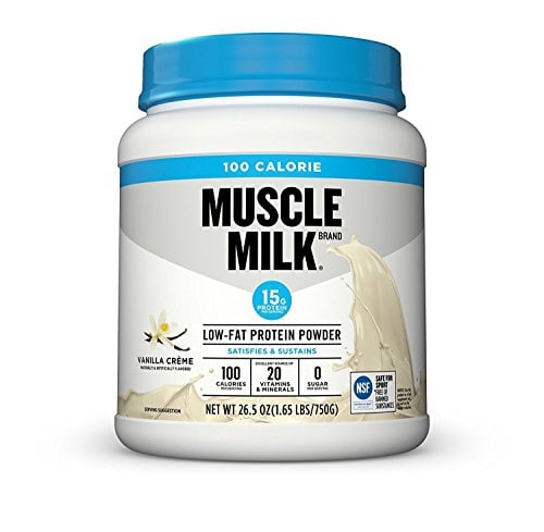 Muscle Milk ZERO Vanilla Protein Powder, 15g, 25 Servings