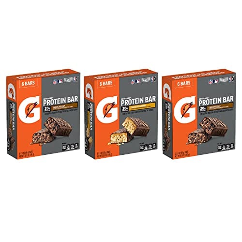 Gatorade Whey Protein Bars, Variety Pack, 18 Count
