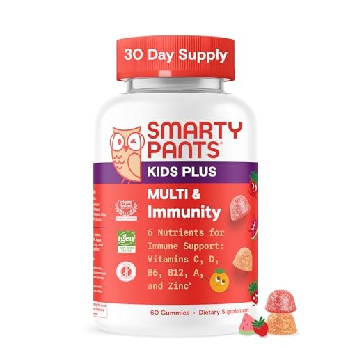 SmartyPants Kids Multivitamin Gummies: Immune Support, 60 Count