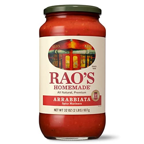 Rao's Arrabbiata Sauce, 32 oz, Keto Friendly, Premium Italian Tomatoes