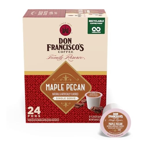 Don Francisco's Maple Pecan Coffee, 24 K-Cup Pods, Arabica