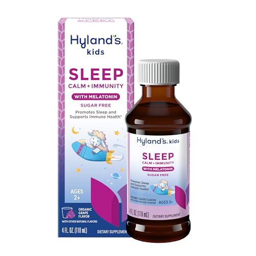 Hyland's Kids Sleep & Immunity Liquid, Ages 2+, Grape, 4 oz.
