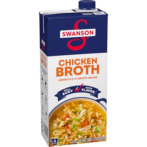SWANSON S 100% Natural Chicken Broth, 32 oz Carton