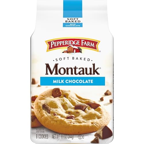 Pepperidge Farm Montauk Milk Chocolate Chunk Cookies, 8.6 Oz (8 Cookies)