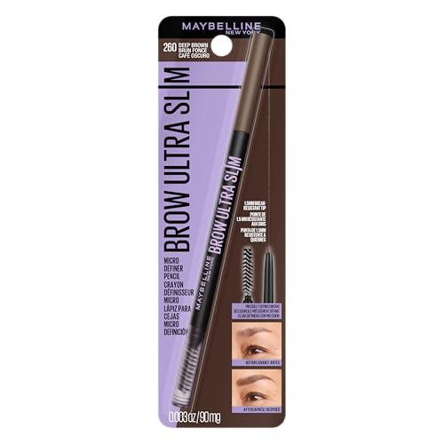 Maybelline Express Brow Ultra Slim Pencil, Deep Brown