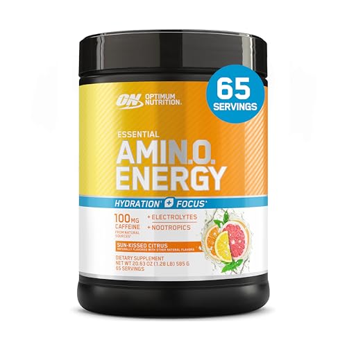 Optimum Nutrition Amino Energy, Citrus, 65 Servings