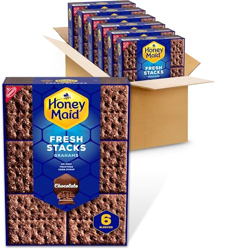 HONEY MAID Chocolate Graham Crackers, 6 Boxes (36 Packs)