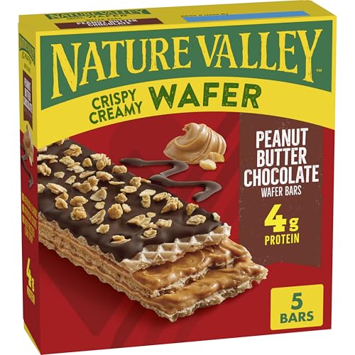 Nature Valley Wafer Bars, Peanut Butter Chocolate, 5 Pack