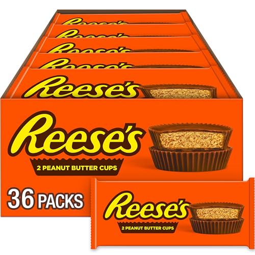 REESE'S Milk Chocolate Peanut Butter Cups, 1.5 oz, 36 Pack
