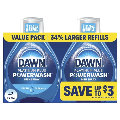 Dawn Powerwash Dish Spray & Refill, 2x21.5 Fl Oz