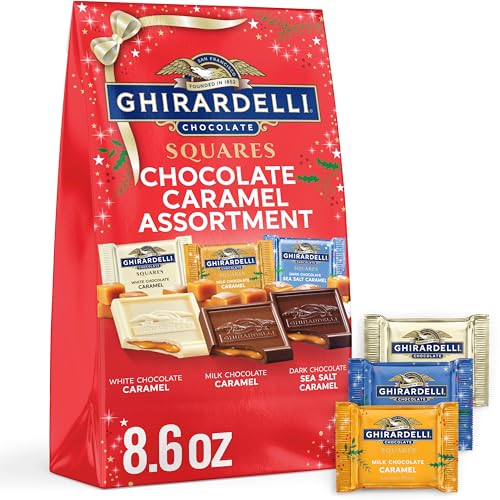 Ghirardelli Limited Edition Caramel Chocolate Assortment, 8.6 oz Bag