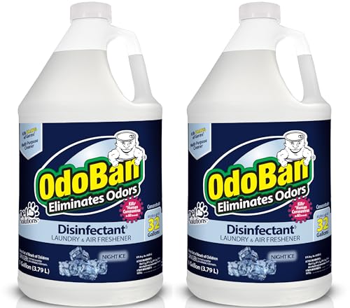 OdoBan Disinfectant Concentrate & Odor Eliminator, Night Ice Scent, 2 Gallons (USA)