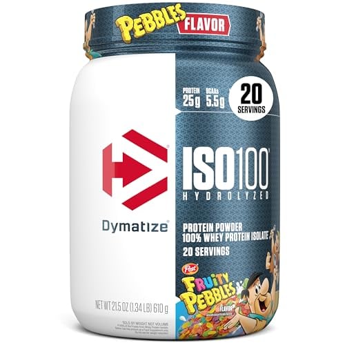 Dymatize Fruity Pebbles ISO100 Whey Protein Isolate, 20 Servings