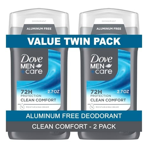 Dove Men+Care Clean Comfort Deodorant, Twin Pack