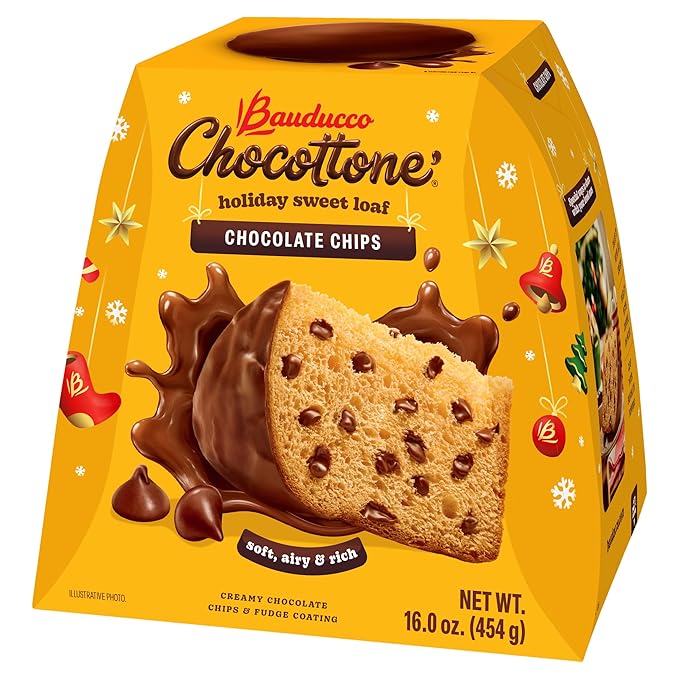 Bauducco Chocottone Cake with Chocolate Chips, 16 oz