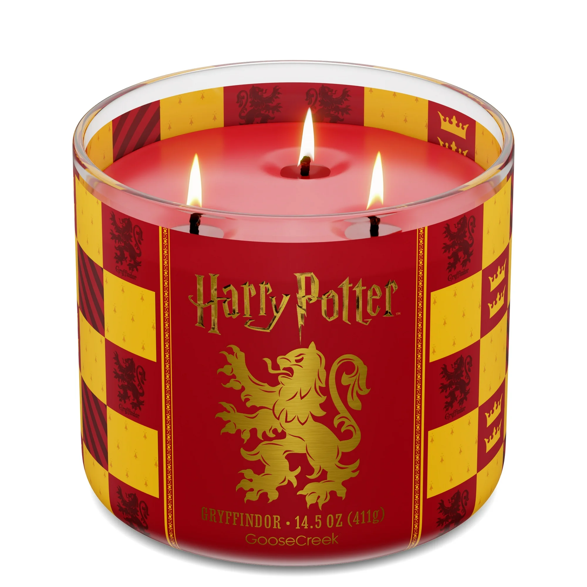 Goose Creek Harry Potter Gryffindor 3-wick Embered Hearth