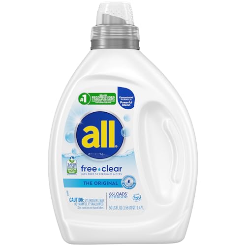 All Free Clear Unscented, Hypoallergenic Laundry Detergent, 66 Loads