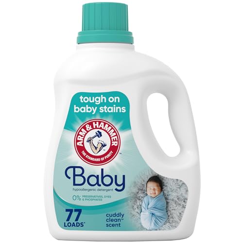 ARM & HAMMER Baby Hypoallergenic Laundry Detergent, 77 Loads