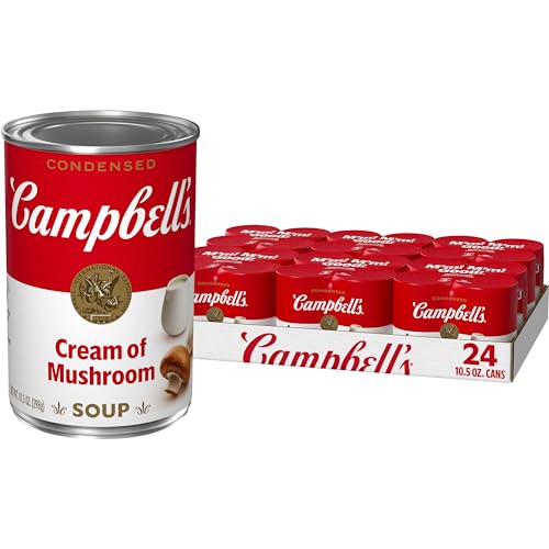 Campbell's Cream of Mushroom Soup, 10.5 oz, 24 Cans