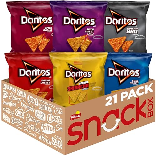 Doritos Variety Pack, 21 Flavored Tortilla Chips