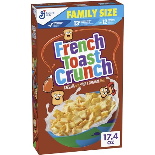 French Toast Crunch Cereal, Syrup Cinnamon Flavor, 17.4 oz