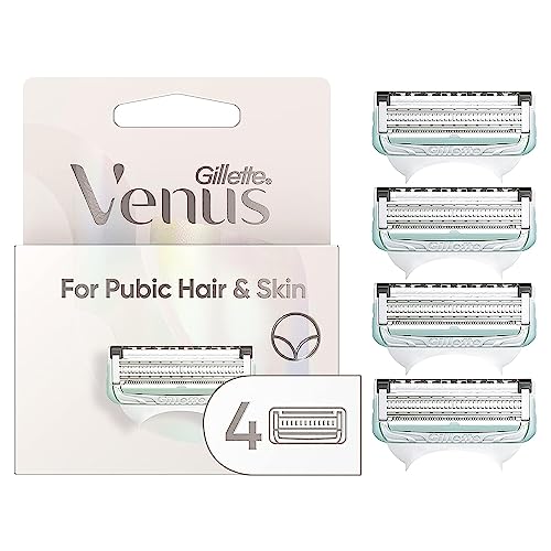 Gillette Venus Women's Razor Refills with Bikini Trimmer, 4 Count