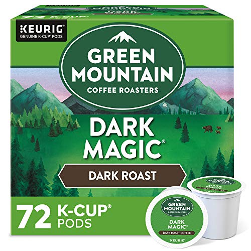 Green Mountain Dark Magic K-Cup Pods, Dark Roast, 72 Count