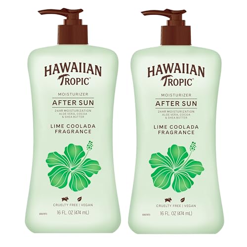 Hawaiian Tropic Lime Coolada After Sun Lotion, Twin Pack