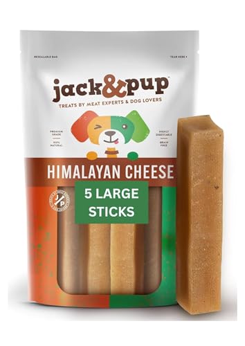 Jack&Pup Large Himalayan Yak Dog Chew - 5 Pack