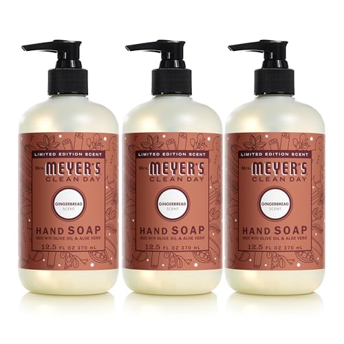 Mrs. Meyer's Gingerbread Hand Soap, 12.5 oz (3-Pack)