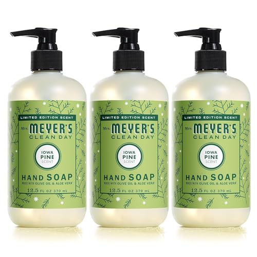 MRS. MEYER'S Iowa Pine Hand Soap, 12.5 Oz, 3-Pack