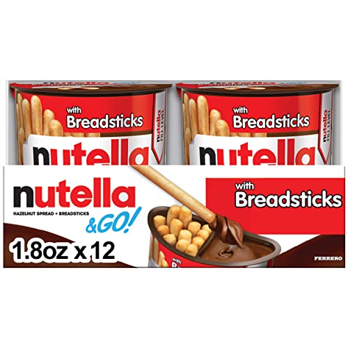 Nutella & GO! Hazelnut Spread with Breadsticks, 12 Pack
