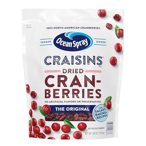 Ocean Spray Craisins Original Dried Cranberries, 48oz
