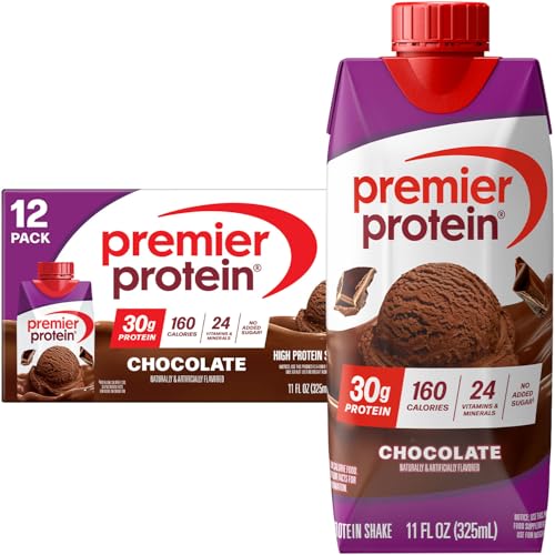 Premier Protein Chocolate Shake, 30g Protein, 12 Pack