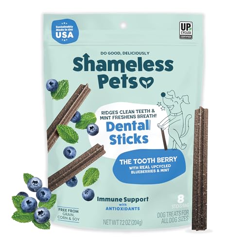 Shameless Pets Grain-Free Dental Treats for Dogs
