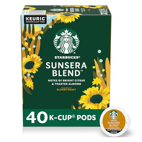 Starbucks Sunsera Blend K-Cups, 100% Arabica, 40 Pods