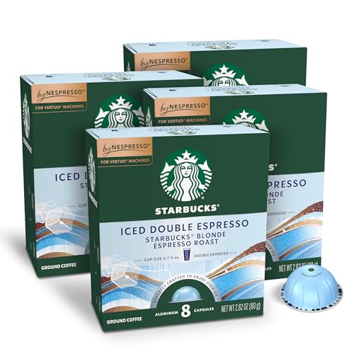 Starbucks Vertuo Iced Blond Roast Coffee Pods, 32-count